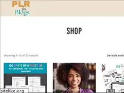 Sites similar to plrforblogs.com