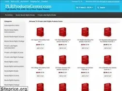Sites similar to plrproductscenter.com