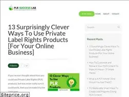 Sites similar to plrsuccesslab.com