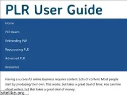 Sites similar to plruserguide.com