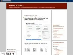 Sites similar to pluggedinfinance.com