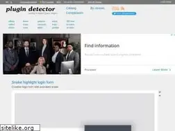 Sites similar to plugindetector.com