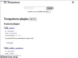 Sites similar to plugins.textpattern.com