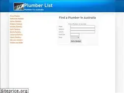 Sites similar to plumberlist.com.au