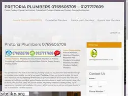 Sites similar to plumbers1pretoria.co.za
