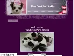 Sites similar to plumcreekpartiyorkies.com