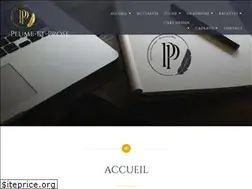 Sites similar to plumeetprose.com