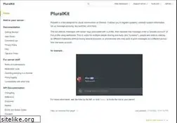 Sites similar to pluralkit.me