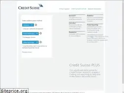 Sites similar to plus.credit-suisse.com