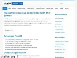 Sites similar to plus500review.com