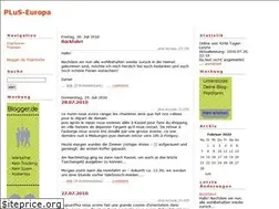Sites similar to pluseuropa.blogger.de