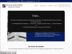 Sites similar to plusgestio.com