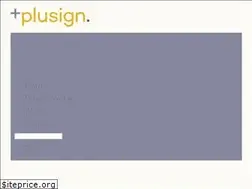 Sites similar to plusign.com