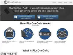 Sites similar to plusonecoin.org