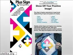 Sites similar to plussignandgraphics.com