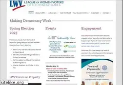 Sites similar to plymouthlwv.org