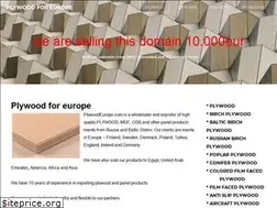 Sites similar to plywoodeurope.com