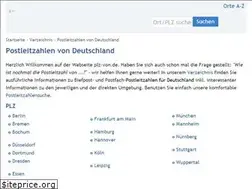 Sites similar to plz-von.de