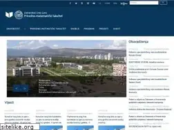 Sites similar to pmf.ac.me