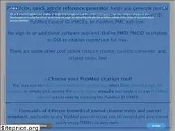 Sites similar to pmid2cite.com