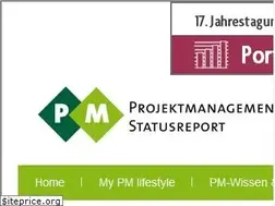 Sites similar to pmstatusreport.de