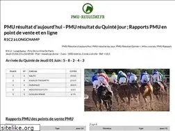 Sites similar to pmu-resultat.fr