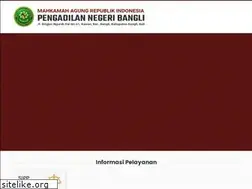 Sites similar to pn-bangli.go.id
