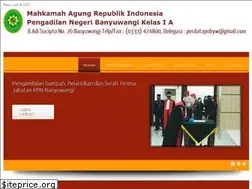 Sites similar to pn-banyuwangi.go.id