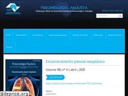 Sites similar to pneumologiapaulista.org.br