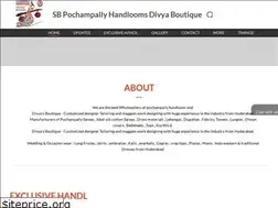 Sites similar to pochampallyikkathandlooms.com