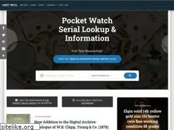 Sites similar to pocketwatchdatabase.com