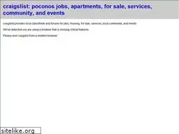 Sites similar to poconos.craigslist.org