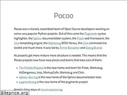 Sites similar to pocoo.org