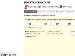 Sites similar to poczta-cennik.pl