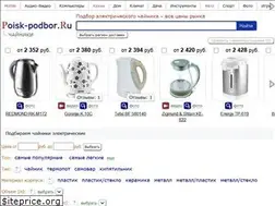 Sites similar to podberi-chainik.ru