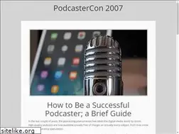 Sites similar to podcastercon.org