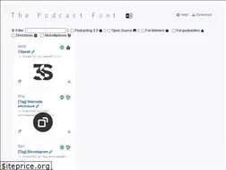 Sites similar to podcastfont.com