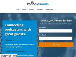 Sites similar to podcastguests.com