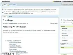 Sites similar to podcasting101.pbwiki.com