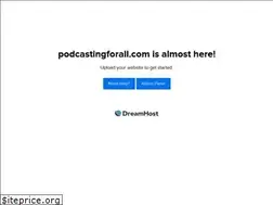 Sites similar to podcastingforall.com
