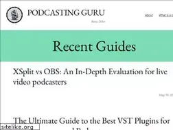 Sites similar to podcastingguru.com