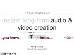 Sites similar to podcastle.ai