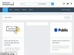 Sites similar to podcastpromocodes.com