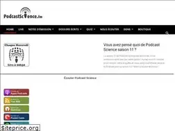 Sites similar to podcastscience.fm