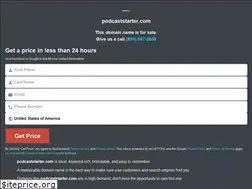 Sites similar to podcaststarter.com
