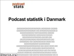 Sites similar to podcaststats.dk