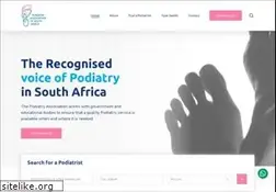 Sites similar to podiatrist.co.za