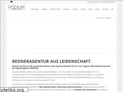 Sites similar to podium-redneragentur.de