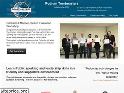 Sites similar to podiumtoastmasters.com
