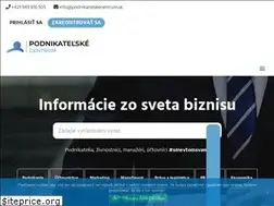 Sites similar to podnikatelskecentrum.sk